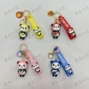 Cartoon cute fruit bear car key pendant, creative keychain, mascot souvenir bag pendant details Picture